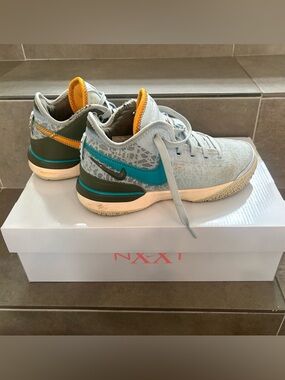 Nike Zoom LeBron Nxxt Gen EP 'Blue Tint' Basketball Shoes, Size 5 US